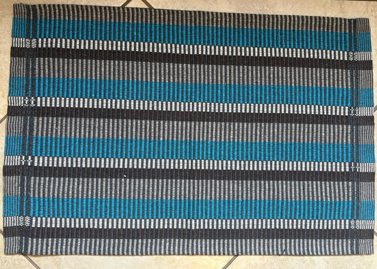 Tapete Individual Azul Aquarela - 46 cm x 67 cm