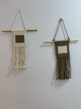 Conjunto Macramê Marrom e Bege - 54cm x 32cm cada peça