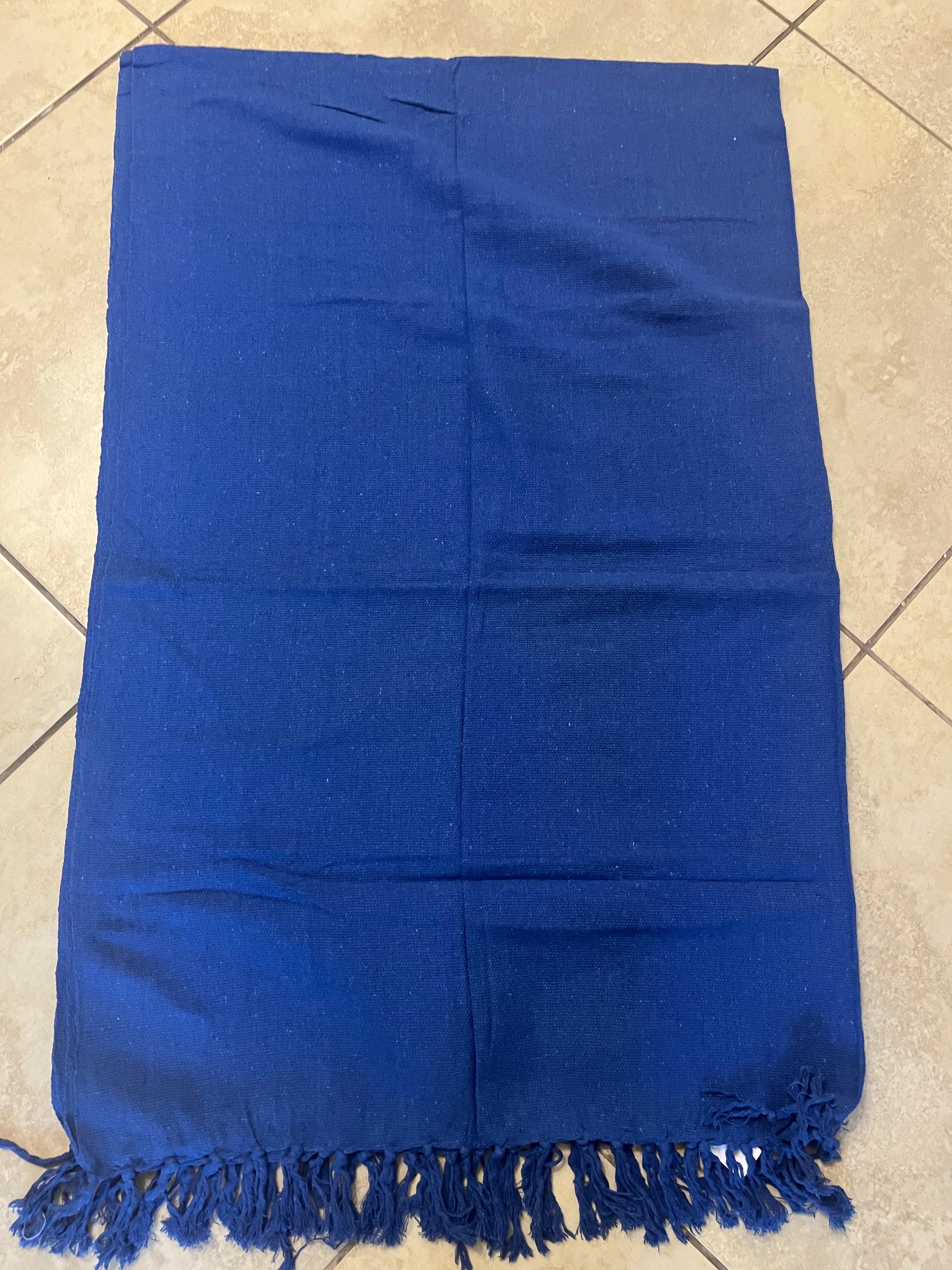Manta de Sofá Casal Azul - 1,84m x 2,30m