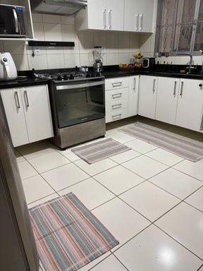 Jogo de Cozinha Aquarela Multicor Claro